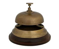 aubaho Hotelglocke Rezeptionsglocke Tischklingel Glocke Hotel Rezeption Klingel