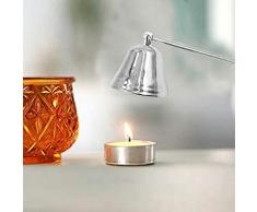 Möbeldekoration Zys Chrom Silber Kerze Maske Kerzenlöscher Aroma Kerze Kerze Zubehör