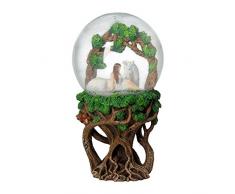 Nemesis Now Schneekugel Pure Heart Anne Stokes, Kunstharz, 21 cm, Grün, Einheitsgröße