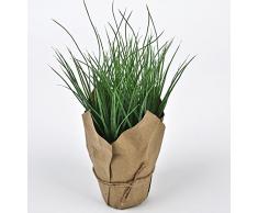 Gras Deko Kunstblume Kunstpflanze Tischdeko