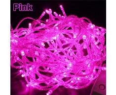 pink String Lights,-50 meters 400 lights,Decoracion Lichterketten-Feiertagslichter, die Baumgirlande beleuchten