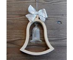 Holz Glocke Dekoration mit Kristall