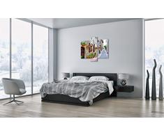 Bild auf Leinwand - Leinwandbilder - drei Teile - Breite: 95cm, Höhe: 80cm - Bildnummer 2817 - dreiteilig - mehrteilig - zum Aufhängen bereit - Bilder - Kunstdruck - CB95x80-2817