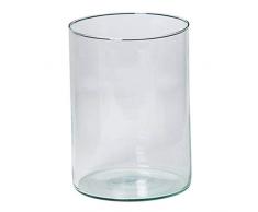 INNA-Glas Glasvase Sansa, Zylinder - Rund, klar, 20cm, Ø 15cm - Zylindervase - Blumenvase