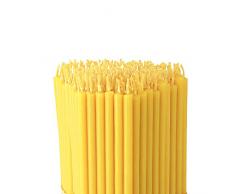 NKlaus Altarkerzen Ritualkerzen mit Wachszusatz rußfrei L 14cm 487g (ca. 150 St.) 36269