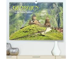 Calvendo Premium Kalender Georgien - Kirchen Klöster Kaukasus: Georgien - Balkon Europas und Tor zu Asien (hochwertiger DIN A2 Wandkalender 2020, Kunstdruck in Hochglanz)