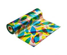 Artefact Dekofolie/Fensterfolie Blaetter Bunt | statisch haftend (ohne Kleber) | verschiedene Größen