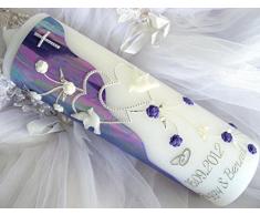 Hochzeitskerze 250/70 mm inkl. Beschriftung H-302