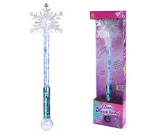 FuYouTa Zauberstäbe für Kinder Leuchtender blinkender Zauberstab LED Blinkstäbe Leuchtstab Stern Herz Blinkstab Prinzessin Zauberstab Schneeflocke leuchtende Zauberstab Prinzessin Cosplay