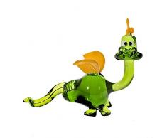 CRISTALICA Drache Medium (6-15cm) Glasfigur Glastier zum Sammeln für die Vitrine Glaskunst Miniatur Zoo