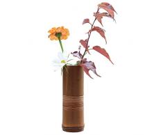 Handgemachte Bambus Blumenvase für Hauptdekoration Pflanze Hochwertige Hochzeitsdekoration Vase Geburtstagsgeschenk Handwerk Blumentöpfe für Garten Wohnzimmer Dekoration
