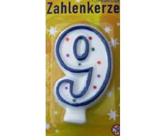 Idena 408356 -9 Geburtstagskerze