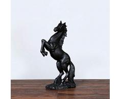 ZAQWSXCDE Skulptur Figur Tier Skulptur Dekofigur Statue Skulptur Pferd Ornamente Harz Handwerk Pferd Statue Home Dekoration Zubehör Ornamente Dekoration