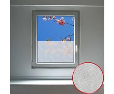 EYEPOWER Sichtschutz Fensterfolie 90x200 cm Milchglasfolie Blickdicht Statisch Selbst-Haftend Sonnenschutz Selbstklebend