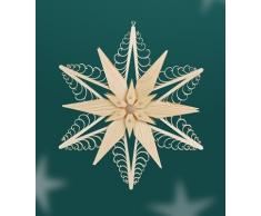 Rudolphs Schatzkiste Fensterschmuck Spanstern BxHxT 33 x 33 x 4 cm NEU Fensterbild Spanbaum Adventsstern Holz Seiffen Erzgebirge Stern Linde Fensterdeko