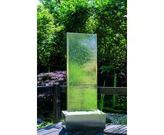 Köhko Wasserwand Höhe ca. 180 cm 26004 Terassenbrunnen mit Edelstahlbecken