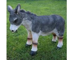 FDSt Esel Dekofigur Muli Gartenfigur Tier Tierfigur Terrasse