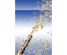 2 x silbener Konfetti Regen Kanone Shooter Konfettibome Partypopper 40 cm lang Hochzeit