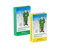 Crottendorfer Räucherkerzen Weihnachtsdüfte 2er Set Waldhonig + Waldmoos