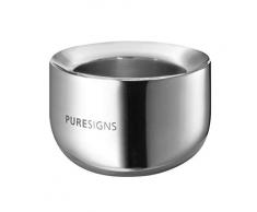 Puresigns BREEZE Teelichthalter Edelstahl Poliert 2 Stück