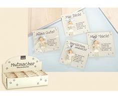 Engel Figur kleiner Mutmacher sortiert 1 von 4 Text-Varianten