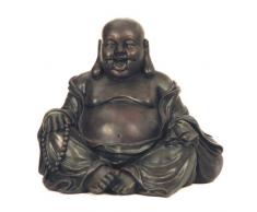 Geschenkestadl Riesen Buddha Figur sitzt und lacht 25 cm Asia Feng Shui Buddhismus