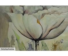 KunstLoft® XXL Gemälde Covered Belle 120x180cm | original handgemalte Bilder | Silber Pastell Rose Natur Taupe Pastell | Leinwand-Bild Ölgemälde einteilig groß | Modernes Kunst Ölbild