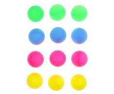 12er Set Bunte Tischtennisbälle Ping Pong Ball Dekoball für Unterhaltung für Herren Damen Kinder