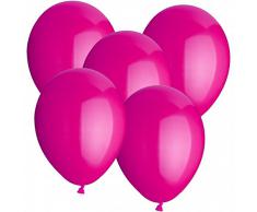 50 Luftballons Ø 30 cm Farbe frei wählbar Ballons Helium Luftballon (Pink)