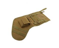 Toygogo Groß Nikolausstiefel Weihnachtsstiefel Weihnachtsstrumpf Weihnachtssocken Weihnachtsbaum Aufbewahrungstasche - Khaki