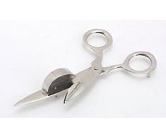 Kerzen Dochtscheren /-löscher Dochtschere Versilbert L 15 cm, Messing, Versilbert, Silber,