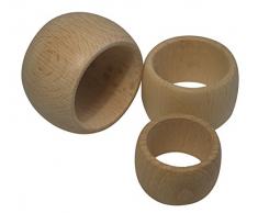 JOWE Serviettenringe aus Holz, 6 STK (34 x 20 mm)