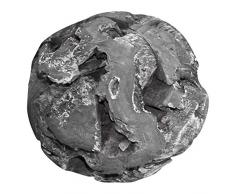 Nature Parts Wurzelholz Kugel blackwashed ca. 28 x 28 x 28 cm, Holzkugel Dekokugel Wurzelholzkugel