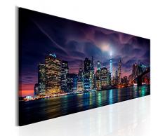murando - Bilder 150x50 cm Vlies Leinwandbild 1 TLG Kunstdruck modern Wandbilder XXL Wanddekoration Design Wand Bild - New York Stadt City NY d-B-0155-b-a