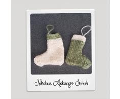 Strickanleitung Nikolausstiefel klein zum aufhängen: Auch für Anfänger geeignet