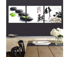 GHTAWXJ 3 Tafelmalerei Wandbilder Stilleben Kalligraphie Leinwandbilder Wandbilder Wohndekoration