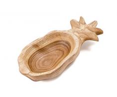 Windalf Natur Teakschale Star 25 cm Schmuck & Schlüsselschale Seifenschale Handarbeit aus Holz