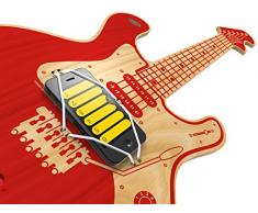 Woodrocker, the smart guitar - mit Gratis APP: Diese Luftgitarre funktioniert mit deinem Apple® iPhone® oder iPod® touch ab iOS8 (Rot)
