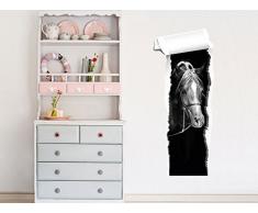 Graz Design 721059_57 Wandsticker Wandtattoo Wandaufkleber Wohnzimmer Kinderzimmer Tapete Pferd (Größe=137x57cm)