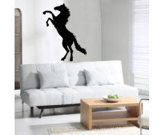 INDIGOS 4051095091158 Wandtattoo w672 Pferd 96 x 53 cm Wandaufkleber in 3 GrÃ¶Ãen, schwarz