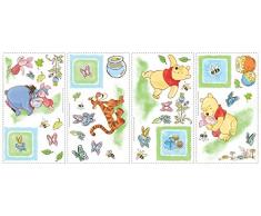 RoomMates RMK1630SCS RM - Disney Winnie Puuh Wandtattoo, PVC, Bunt, 29 x 13 x 2.5 cm