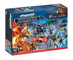 PLAYMOBIL Adventskalender 70187 Kampf um den magischen Stein, Für Kinder von 5-10 Jahren
