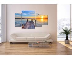 ARTTOR | Leinwandbilder | Bild auf Leinwand | Wandbild | vier Teile | Breite: 160cm, Höhe: 90cm | 160x90cm | Bildnummer 2402 | vierteilig | mehrteilig | Wanddeko | Premium Leinwanddruck | Deko | Fertig zum Aufhängen | Bilder