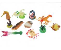 Miniblings 10x Meerestiere Seetiere Figuren Aufstellfiguren Tierfiguren Tiere
