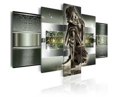 murando - Bilder 200x100 cm Vlies Leinwandbild 5 TLG Kunstdruck modern Wandbilder XXL Wanddekoration Design Wand Bild - Buddha 020113-291