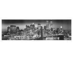 empireposter - New York - Manhattan Morning - Größe (cm), ca. 158x53 - Türposter, NEU - schwarz-weiss