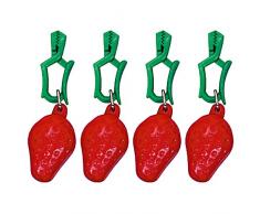 Tischtuchhalter Erdbeere 4er K