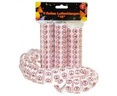 Luftschlangen 3er Packung Verkehrsschild Zahl 18 1,5cm 1,20 Meter