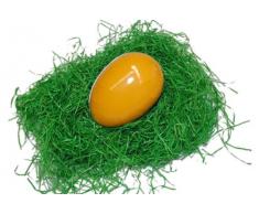 alles-meine.de GmbH 1 Stück - großer Beutel - Ostergras in grün - z.B: für das Osternest - OHNE Ei ! Holzwolle Osterei - Papier / Dekogras - Dekorieren - Dekowiese - Weide / Weid..