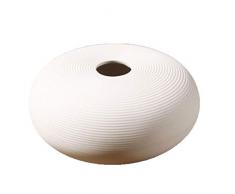 Sylvialuca Einfache Moderne Keramikvase High-End-Desktop-Dekoration Handwerk Wohnaccessoires Blumenflasche
